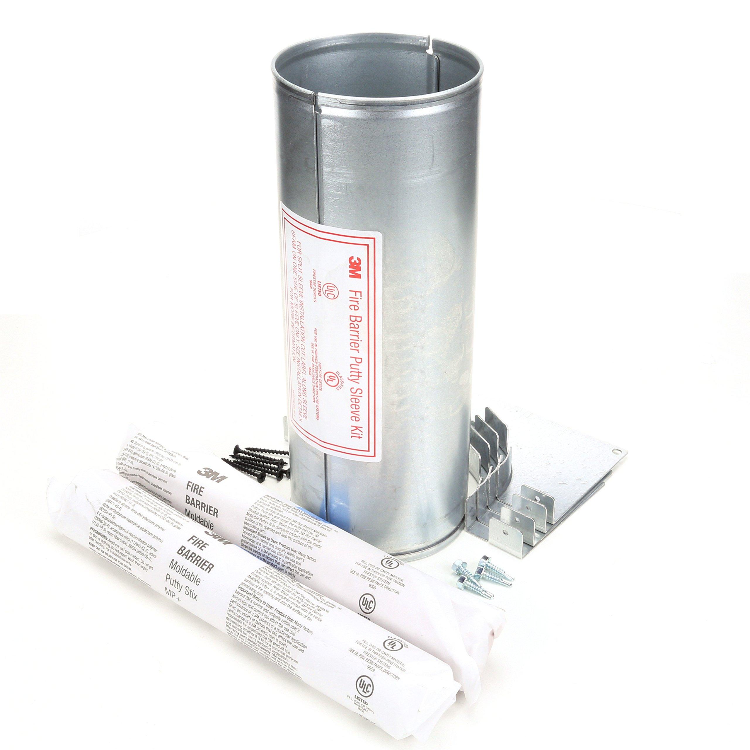 3M 3M Fire Barrier Putty Sleeve Kit DT 400, 4 in Round, 1/case