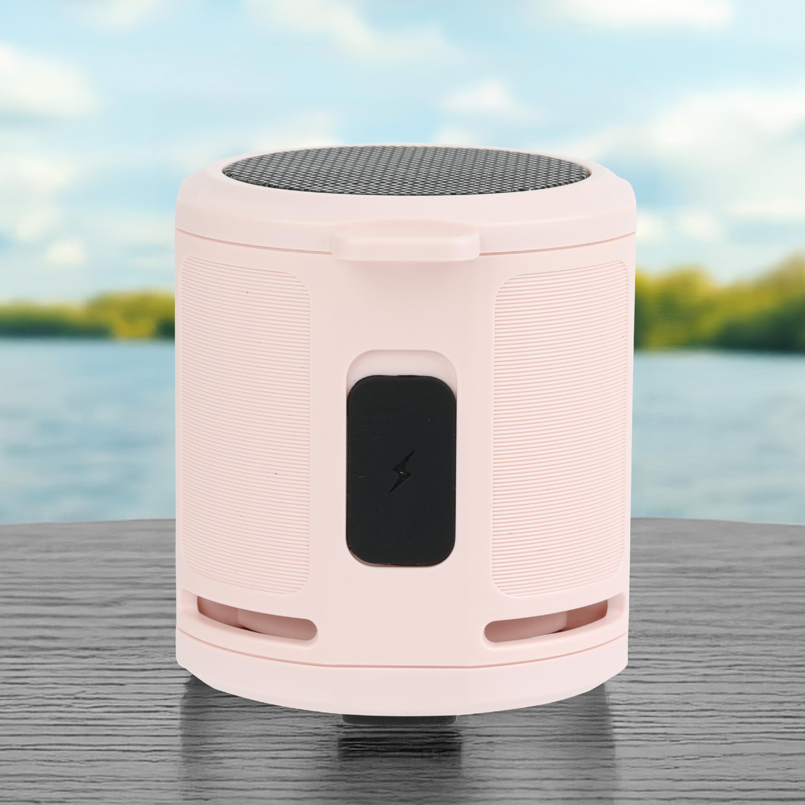Altec Lansing Altec Lansing HydraMicro - Waterproof Bluetooth Speaker, Lightweight & Portable Speaker for Travel & Outdoor Use, Petal Pink