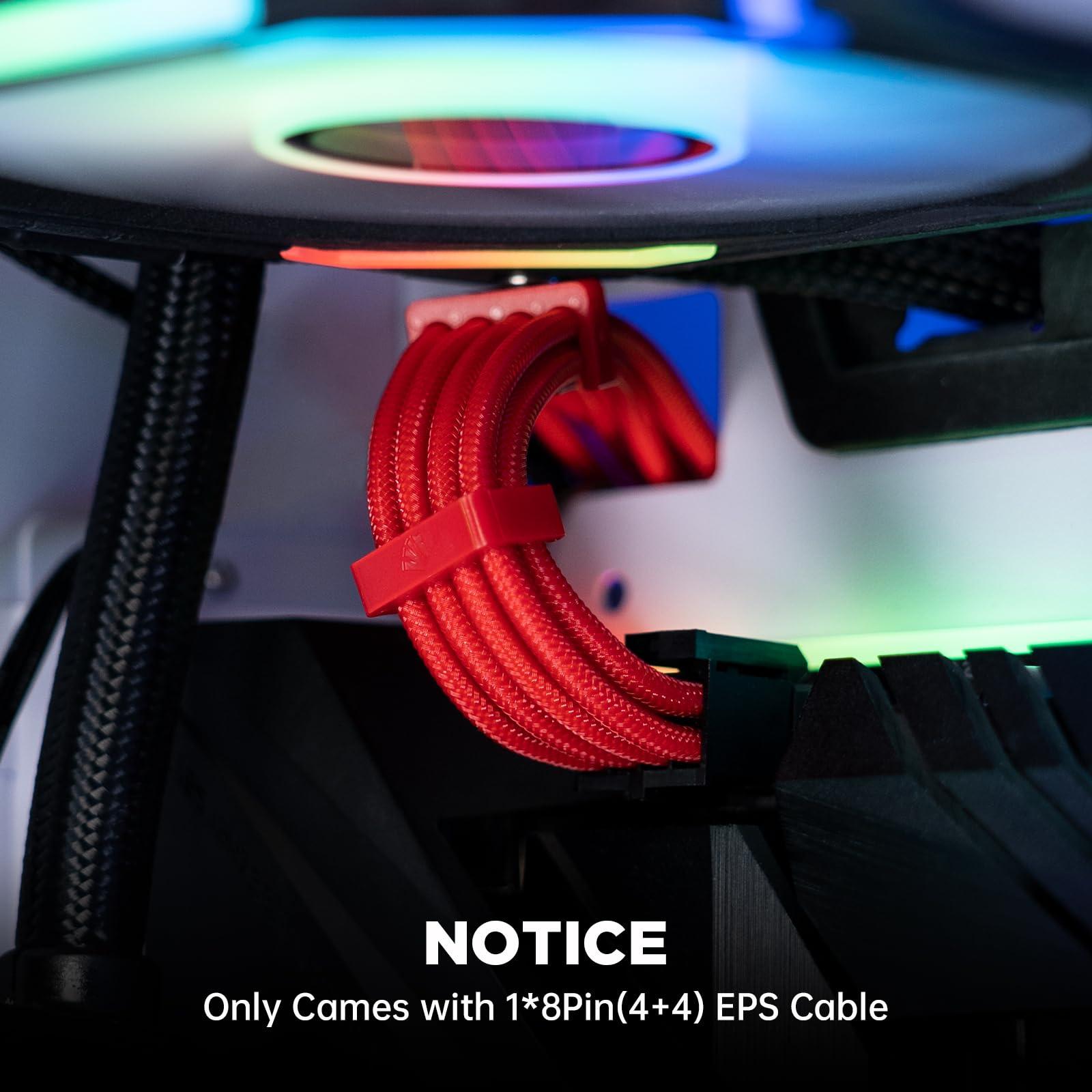 AsiaHorse AsiaHorse 16AWG PSU Cable Extension Power Cords, Customized Power Supply Mod Sleeve Extension Cable, ATX/EPS/8-pin PCI-E/6-pin PCI-E for PSU Cable