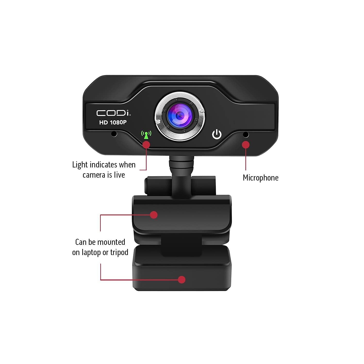 CODi CODi Aquila HD 1080P Fixed-Focus Webcam