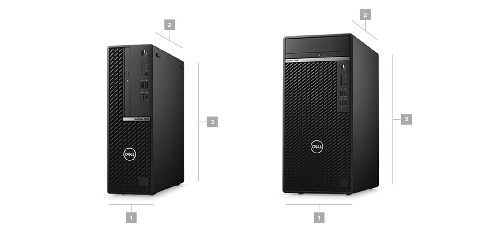Dell Dell Optiplex 7090 SFF Small Form Factor Desktop | Core i5-10505 - 512GB SSD Hard Drive - 16GB RAM - AMD Radeon RX 550 | 6 cores @ 4.6 GHz - 4GB GDDR5 Win 11 Pro Black (Renewed)