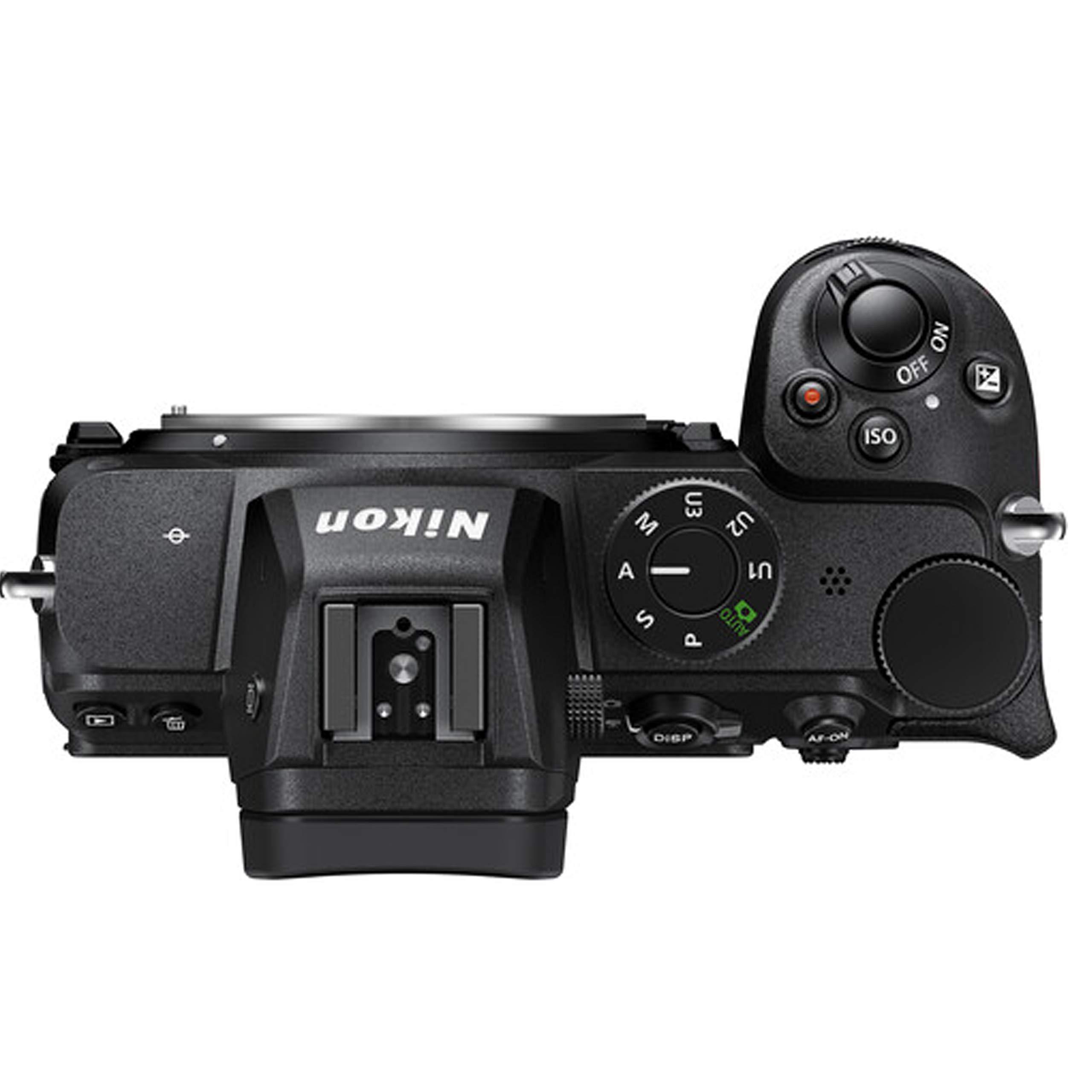 Nikon Nikon Z5 Mirrorless Digital Camera 24.3MP W/Nikkor Z 24-50mm f/4-6.3 Lens + 128GB Memory, Spare Battery, Filters,Case, Tripod, Flash, and More (39pc Bundle), Black (Renewed)