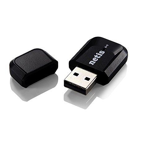 Netis Netis WF2123 300 Mbps High-Speed Wireless N300 Mini USB Adapter for Windows, Mac OS, Linux | 2T2R MIMO Technology with 2.4GHz Range, 300 Mbps Nano