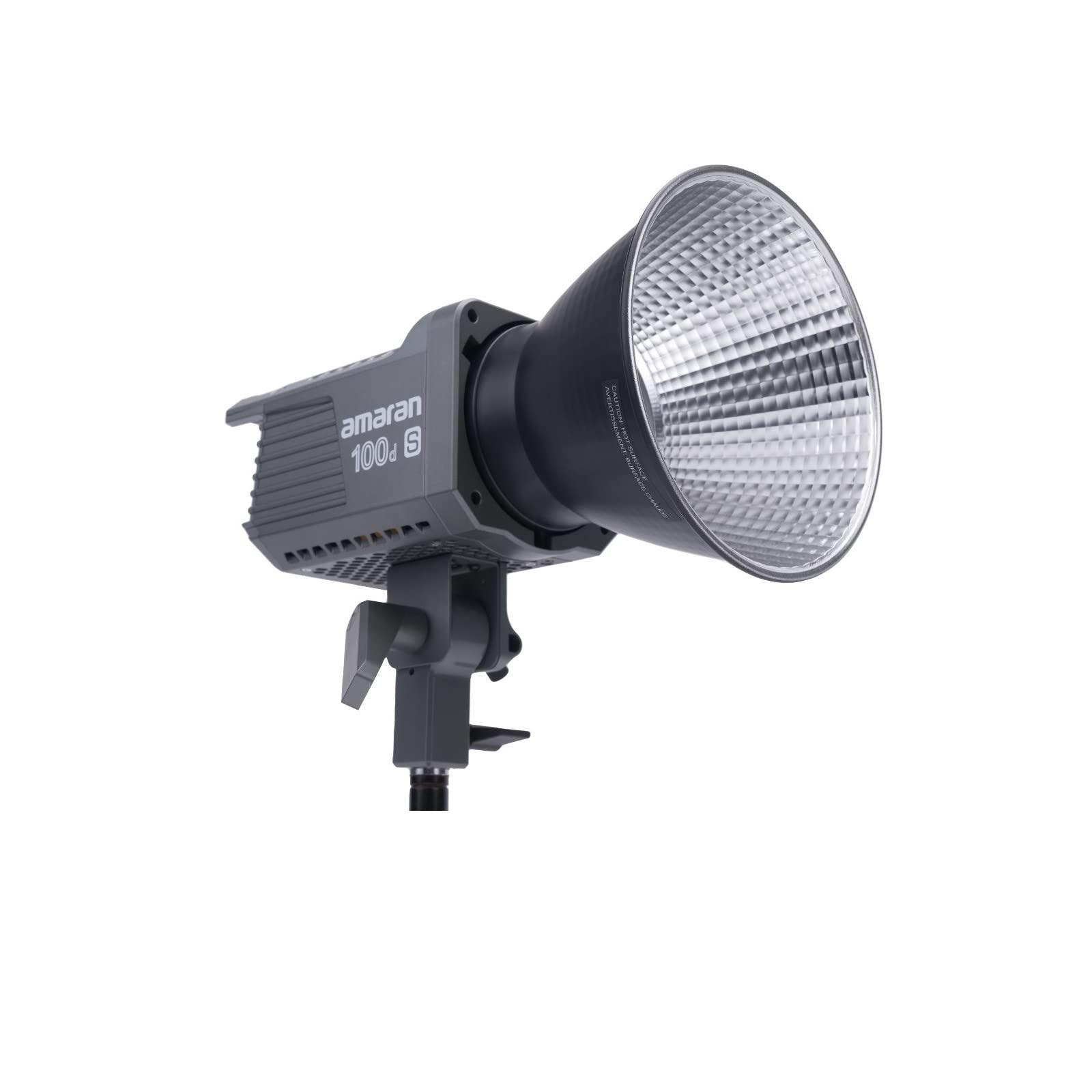 Aputure Aputure Amaran 100d S Bowens Mount LED Video Studio Light 100W 5600k Daylight with Bluetooth App Control for Interviews, Portrait Photography, Video Production