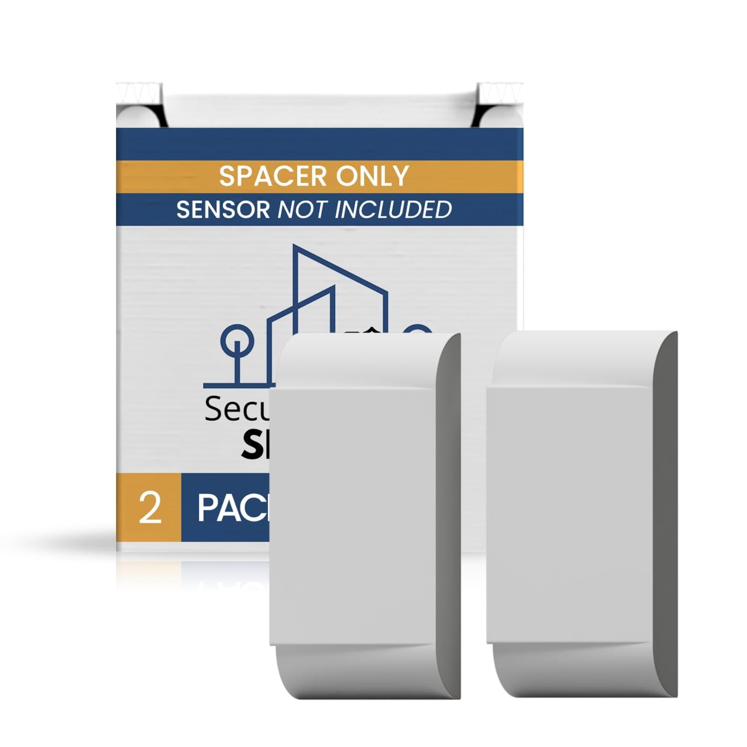 Security Sensor Spacers 2 Pack Sensor Riser for Ring Alarm Contact Sensor Entry Alarm System Self-Adhesive DIY Window & Door Security System Accessories (1-inch)