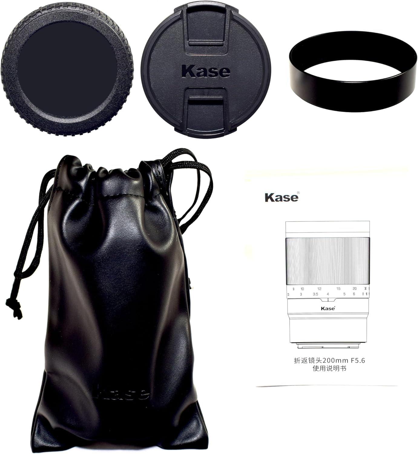 Kase Kase 200mm F5.6 MC Reflex Mirror Aluminum Portrait Lens Compatible with Hasselblad XCD