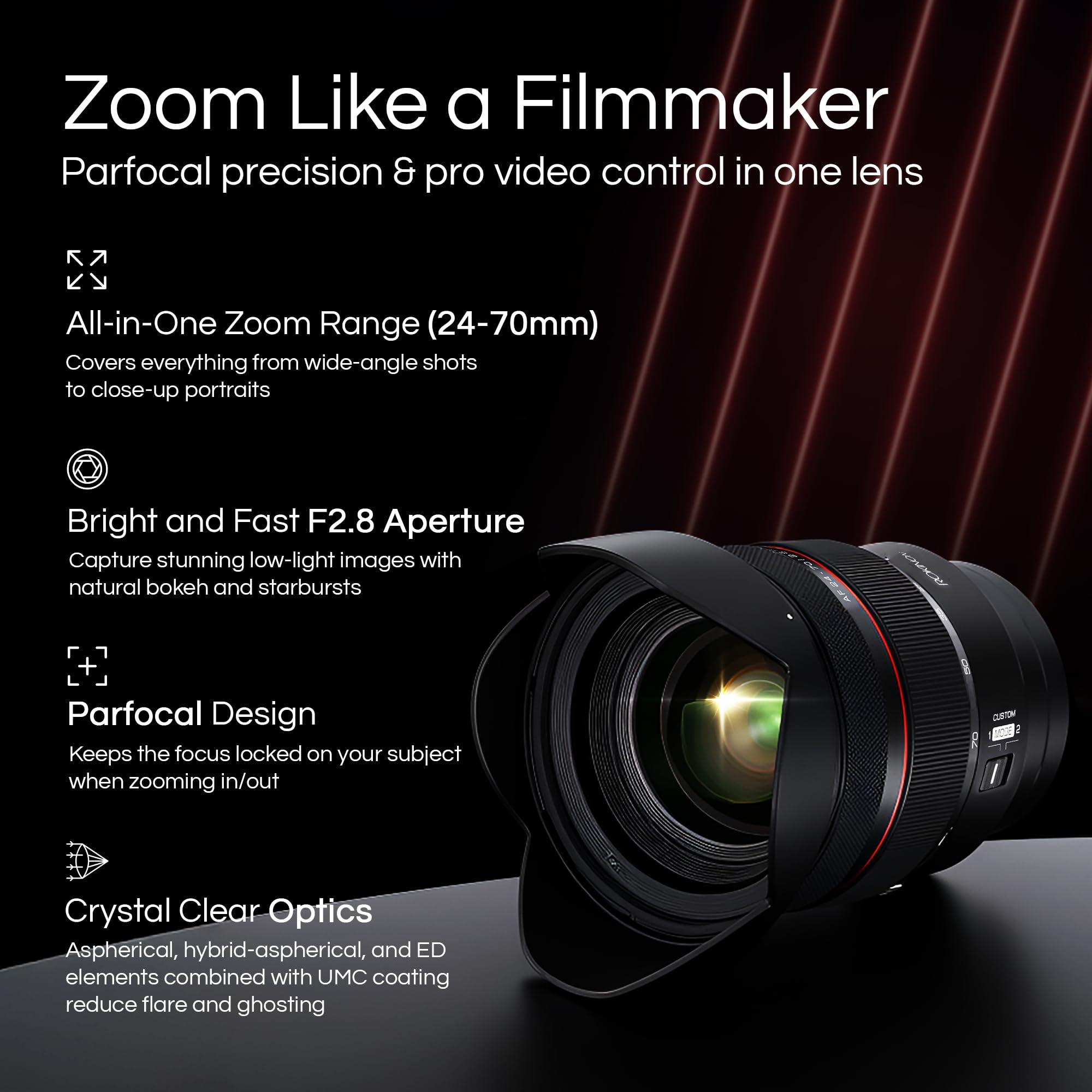 Rokinon Rokinon 24-70mm F2.8 AF Zoom Lens for Sony E Mount