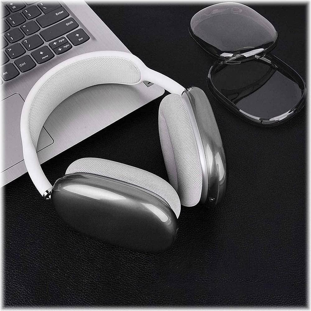 ZERODAMAGE SAHARA CASE SaharaCase Hybrid Flex Cover Case for Apple AirPods Max [Rugged] Headphone Protection Antislip Grip Slim (Transparent Black)