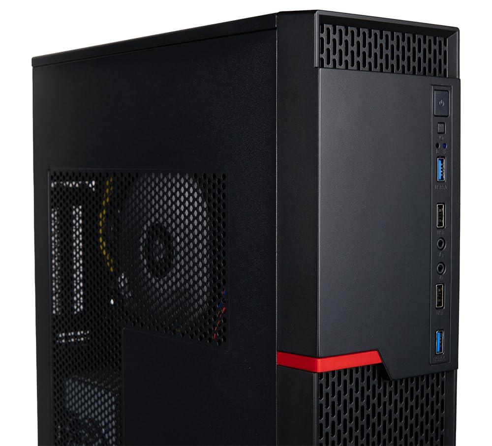 Empowered PC Envision S13 SFF PC (4.4-5.6GHz 12-Core Ryzen 9 9900X, 32GB DDR5 RAM, 2TB NVME Gen4 SSD, WiFi, Windows 11 Pro, 10 USB, HDMI + DVI, RJ45, KB + M, Business Desktop Computer w/Productivity Accessories