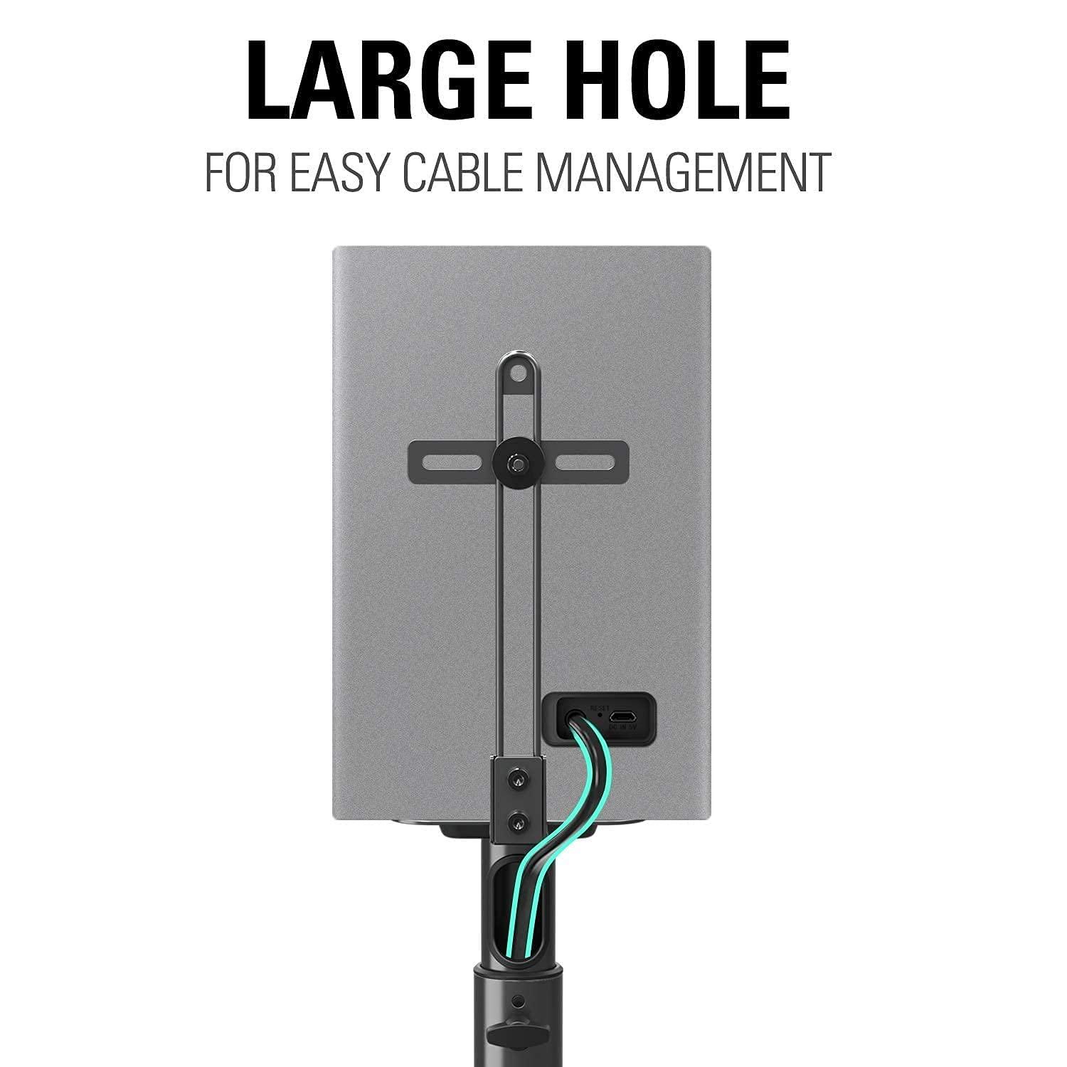 Mounting Dream Mounting Dream Speaker Stands for Small Bookshelf Speakers Set of 2 Floor Stand Mount 11LBS Capacity, MD5420 Soundbar Mount Above or Under TV with Detachable Extended Plates Fits Soundbar up to 22lbs