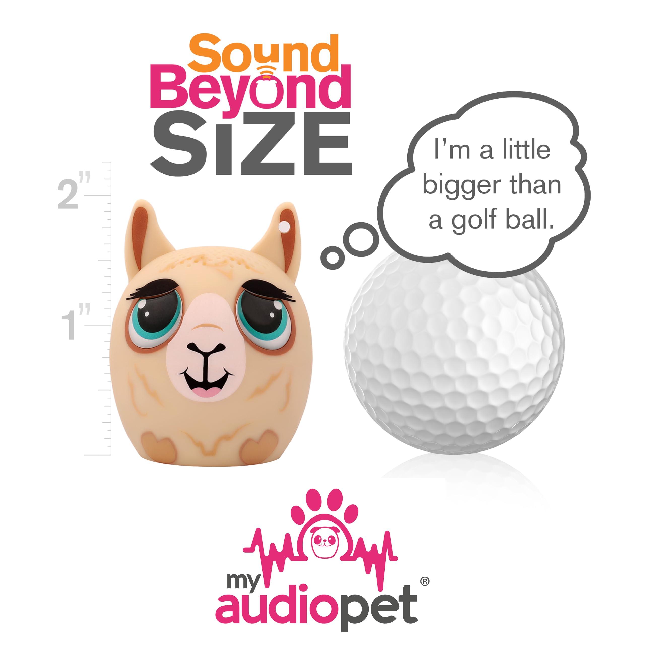 My Audio Pet My Audio Pet Mini Bluetooth Animal Wireless Speaker for Kids of All Ages - True Wireless Stereo Pair with Another TWS Pet for Powerful Rich Room-Filling Sound (Lalala Llama)