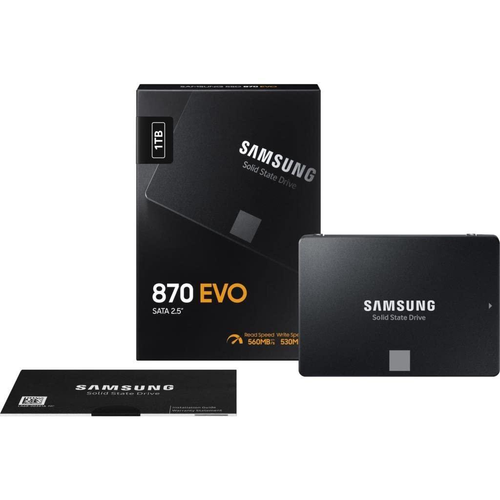 Samsung Samsung 870 EVO 1TB SATA 2.5" Internal Solid State Drive (SSD) (MZ-77E1T0)