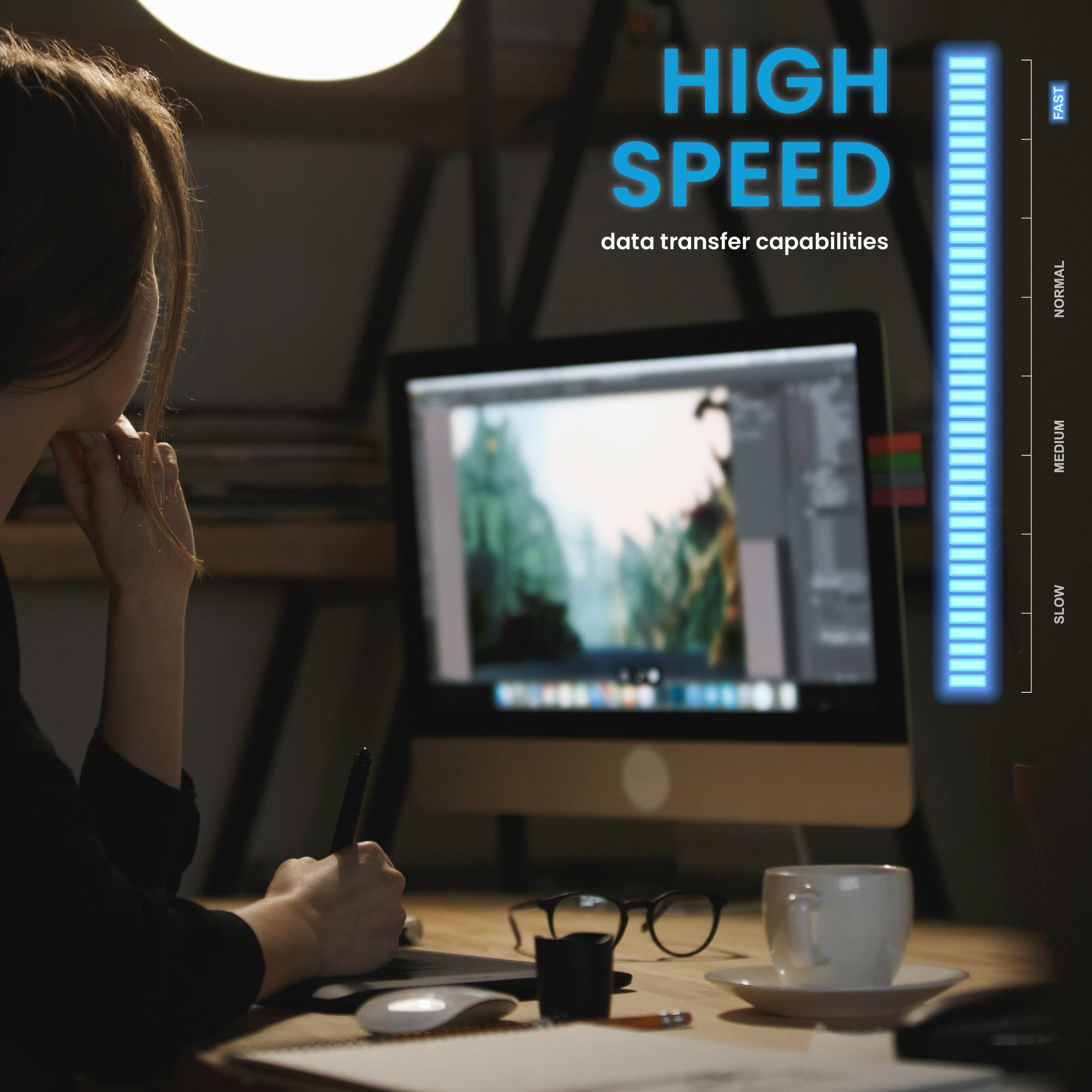 Centon Centon External SSD (Silver Metallic), USB-C 3.2 Gen 2, 1000GB