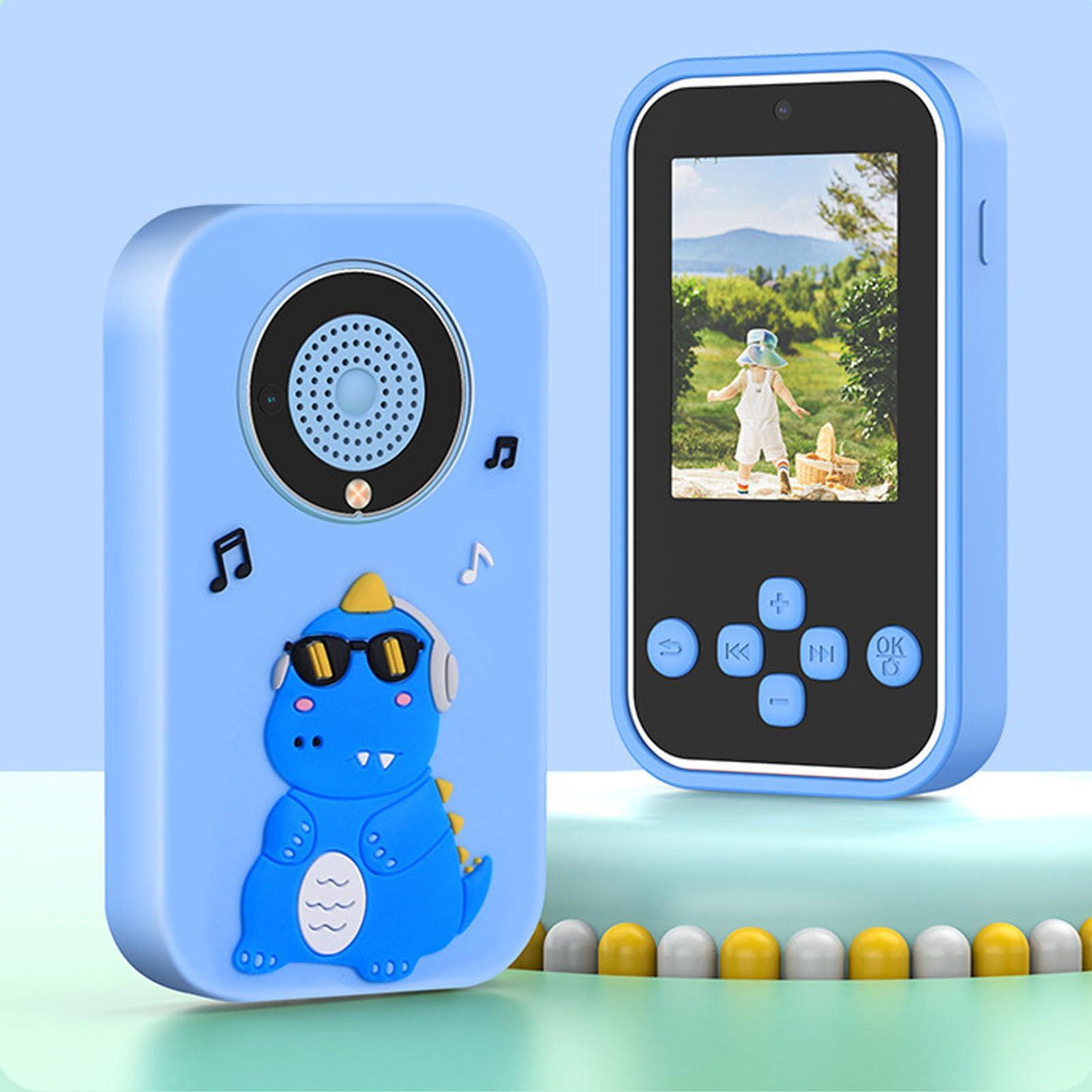 Bewinner 1080P Digital Camera for Photography, MP3 Player, 96MP Dual Lenses Vlogging Camera, 2.4inch Screen Compact Travel Camera, Built in Flashlight, Timer, Calendar (Blue)