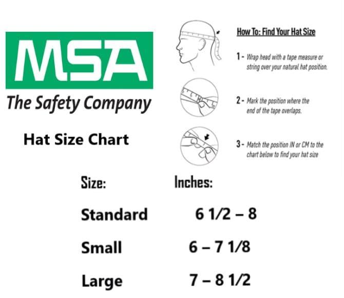 MSA MSA 10021292 V-Gard Full-Brim Hard Hat With Fas-Trac III Ratchet Suspension | Polyethylene Shell, Superior Impact Protection, Self Adjusting Crown Straps - Standard Size in Hi-Viz Orange
