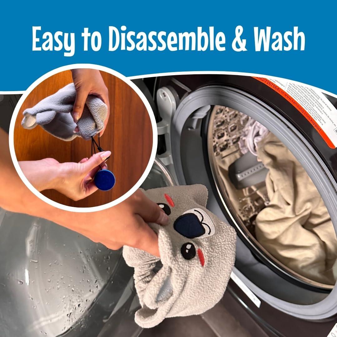 Bandou Bandou - Original Toddler & Kids Headphones - Bluetooth Wireless & Wired Headband - Comfortable Fit - Safe Volume Limited - Adjustable for Travel, Learning, and Sleep (Finny The Shark)