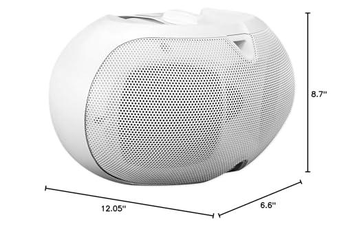 Rockville Rockville D4-8 White Dual 4" 8 Ohm Wall Mount Swivel Outdoor Home Patio Speaker