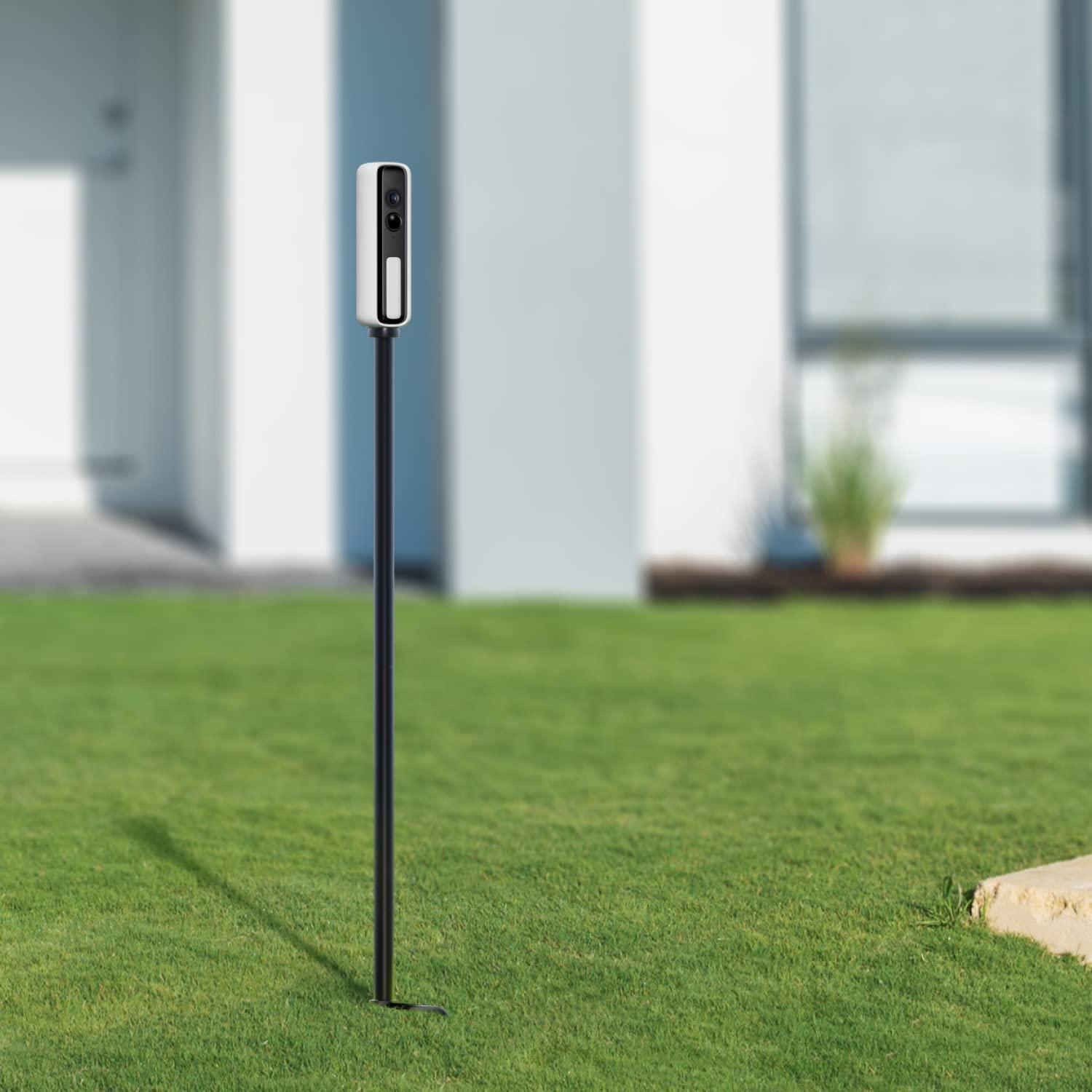 RELI RELI Wireless Outdoor Light Cam D1 + Ground Stand: Complete Security Camera Solution with 1080P Color Night Vision, Motion Detection, and SD/Cloud Storage