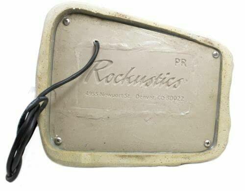 Rockustics 5.25" Real Rock Coax Outdoor Speaker Weatherproof Patio Garden Grey Home Audio