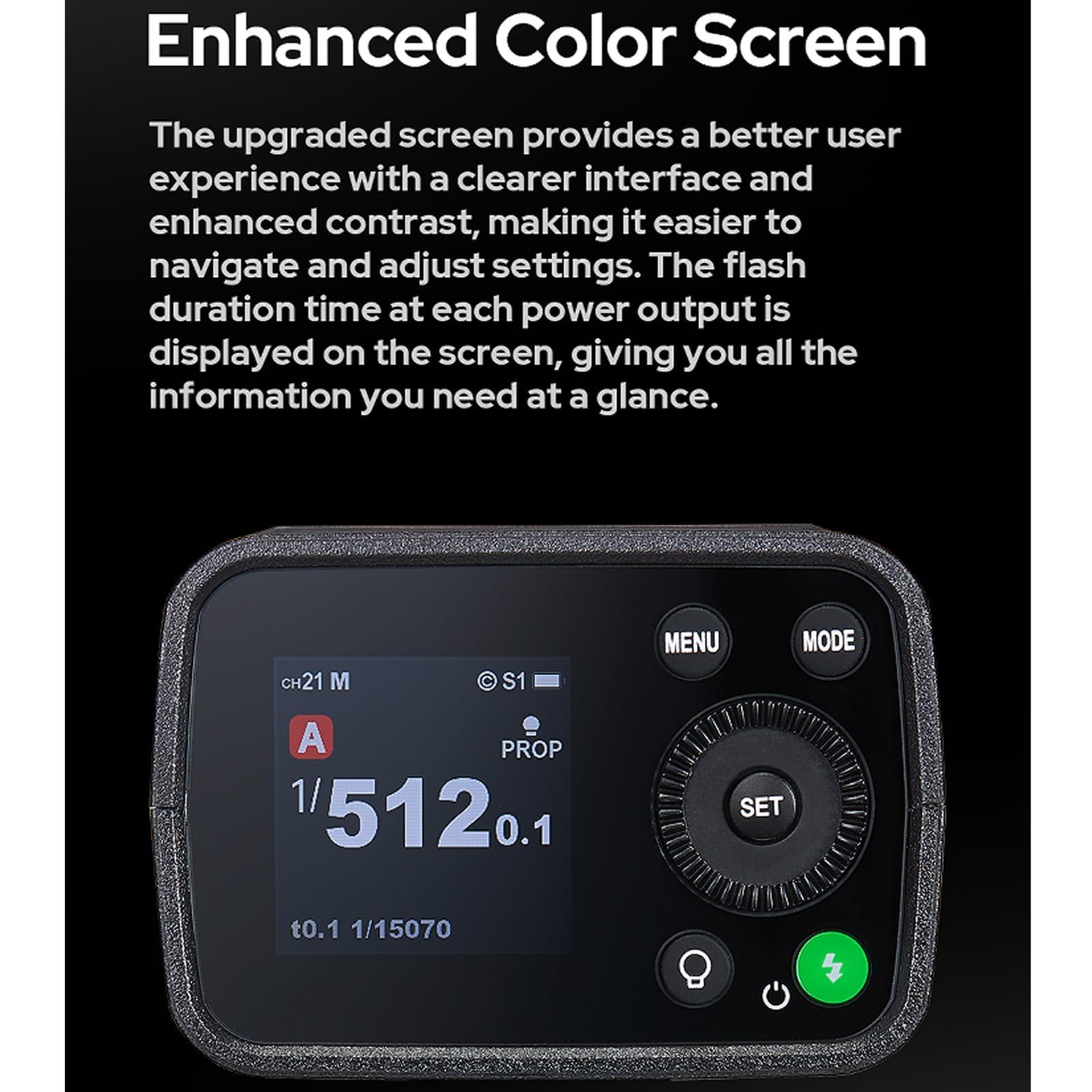 GODOX GODOX AD200 Pro II AD200Pro II 200Ws 2.4G Flash with Godox X3-C Trigger for Canon, 500 Full Power Flashes, 0.01-1.8s Recycling TTL Speedlite Pocket Monolight Strobe Flash (Upgraded Godox AD200 Pro)