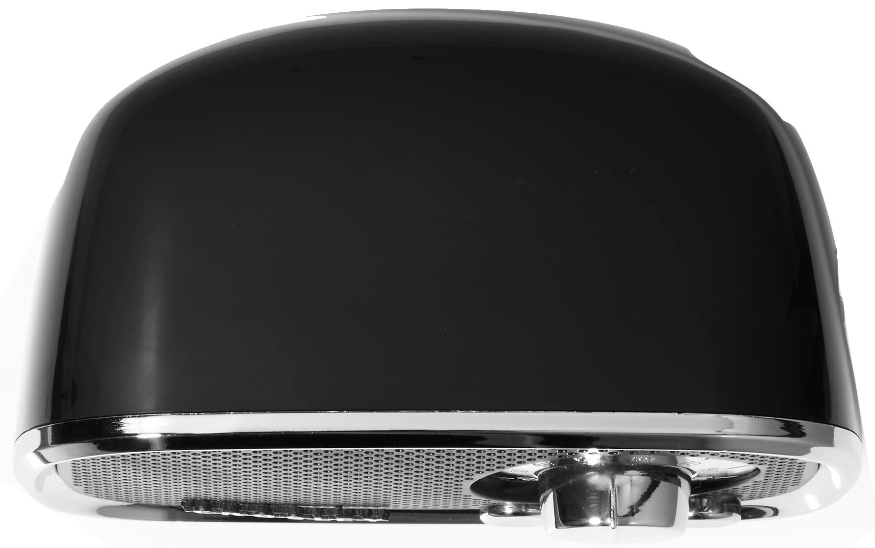 Crosley Crosley CR3039A-BK Rondo Retro Portable Rechargeable Bluetooth Speaker, Black