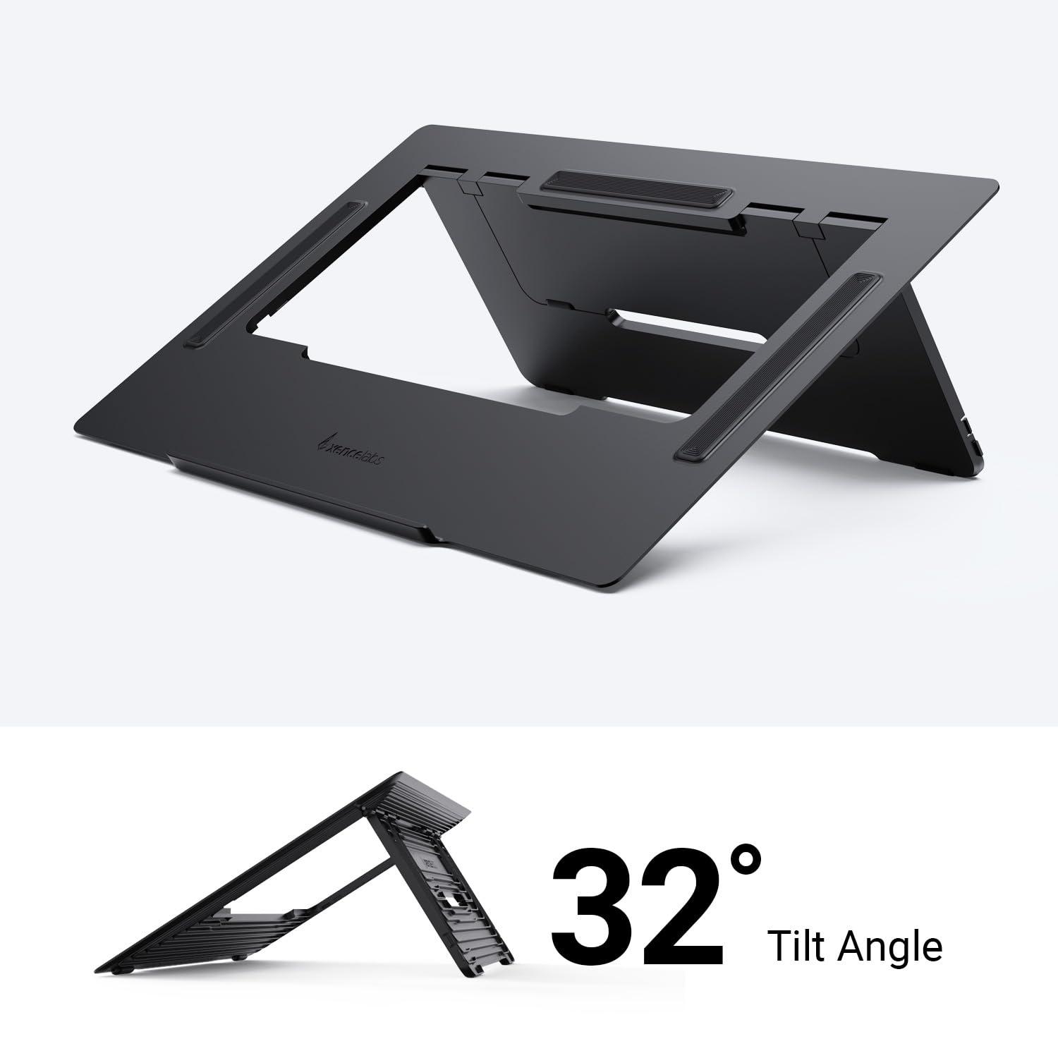 XENCELABS Xencelabs Mobile Easel Stand for Pen Display 16, Adjustable, Foldable Stand with Dual Tilt Angles, Portable Design for Artists and Designers