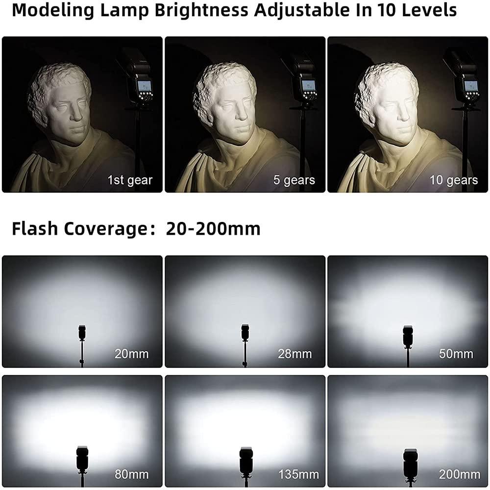 GODOX Godox V860III-N Camera Flash with Godox X2T-N TTL Wireless Trigger for Nikon Camera Flash Speedlight Speedlite Light, 76Ws 2.4G TTL HSS 1/8000s, 480 Full-Power Flashes, 0.01-1.5s Recycle Time