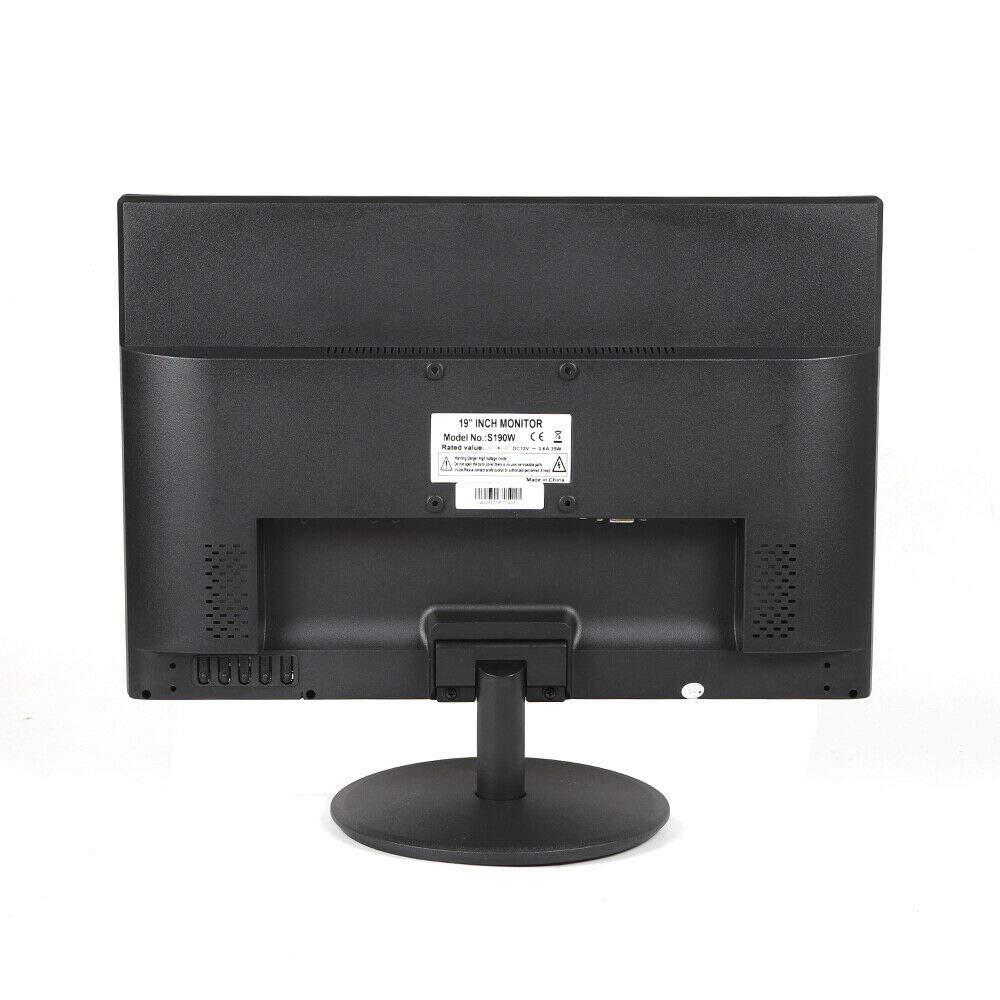 Lidhujnk PC Monitor Desktop Monitor, 19\" 5ms LED Monitor Desktop Computer PC LED Monitor 1440 x 900 60Hz with Stand