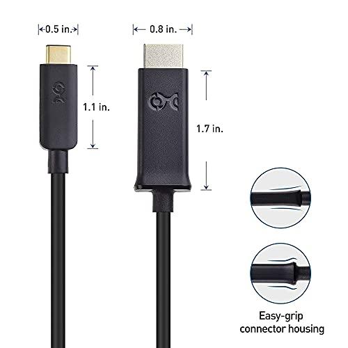 Cable Matters Cable Matters Active DisplayPort to HDMI Adapter (Active DP to HDMI Adapter) Supporting Eyefinity Technology and 4K Resolution & USB C to HDMI Cable in Black 6 Feet