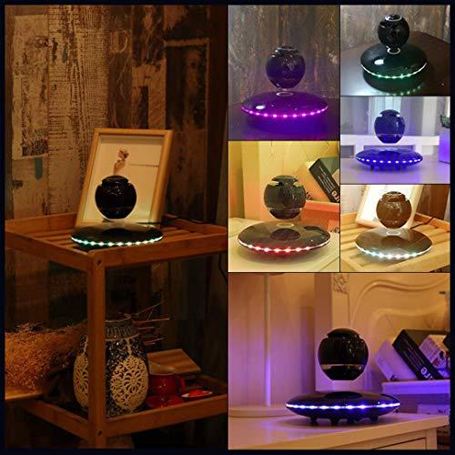 Infinity Orb Infinity Orb Magnetic Levitating Speaker Bluetooth 4.0 LED Flash Wireless Floating Speakers with Microphone and Touch Buttons (Black)