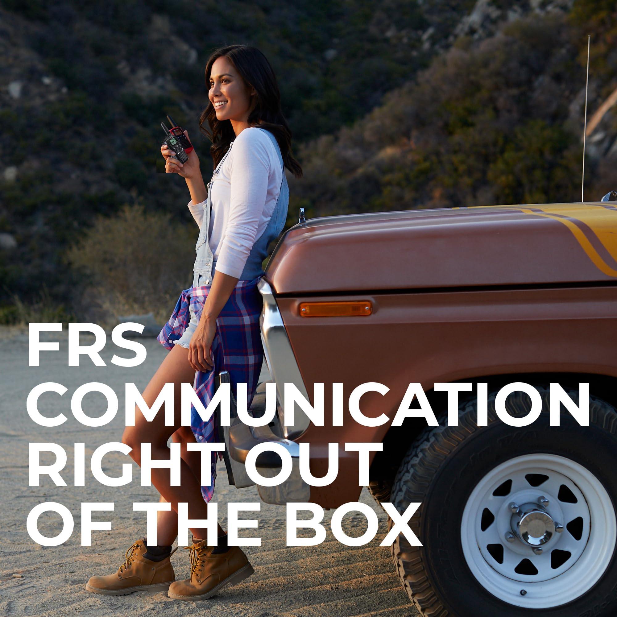 Midland Midland - LXT500VP3, 22 Channel FRS Walkie Talkies with Channel Scan - Extended Range Two Way Radios, Silent Operation, Batteries Included (Pair Pack) (Black)