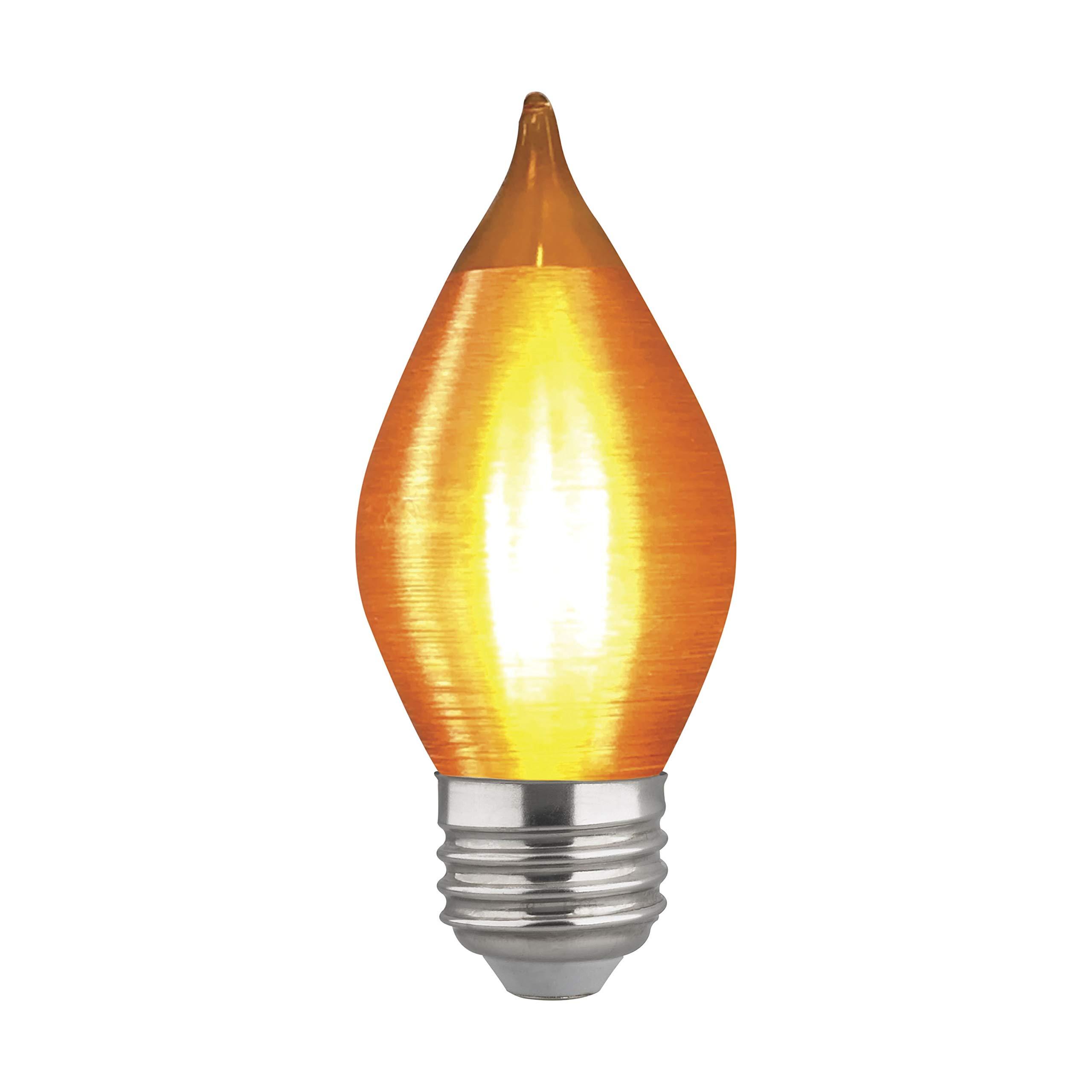 Satco Satco S23412 Medium Light Bulb in Bronze/Dark Finish, Spun Amber
