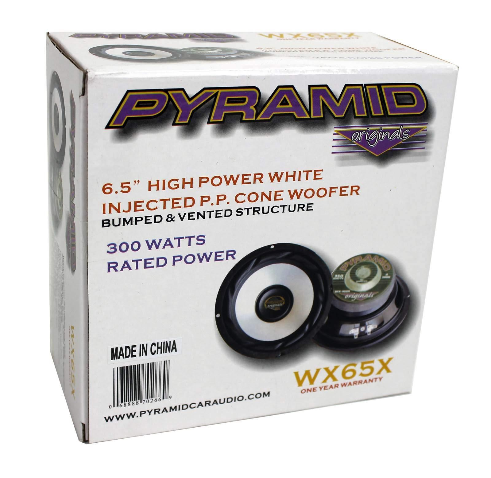 Pyramid Pyramid WX65X 6.5\" 1200W Car Audio Subwoofers Subs Power Woofers 4 Ohm