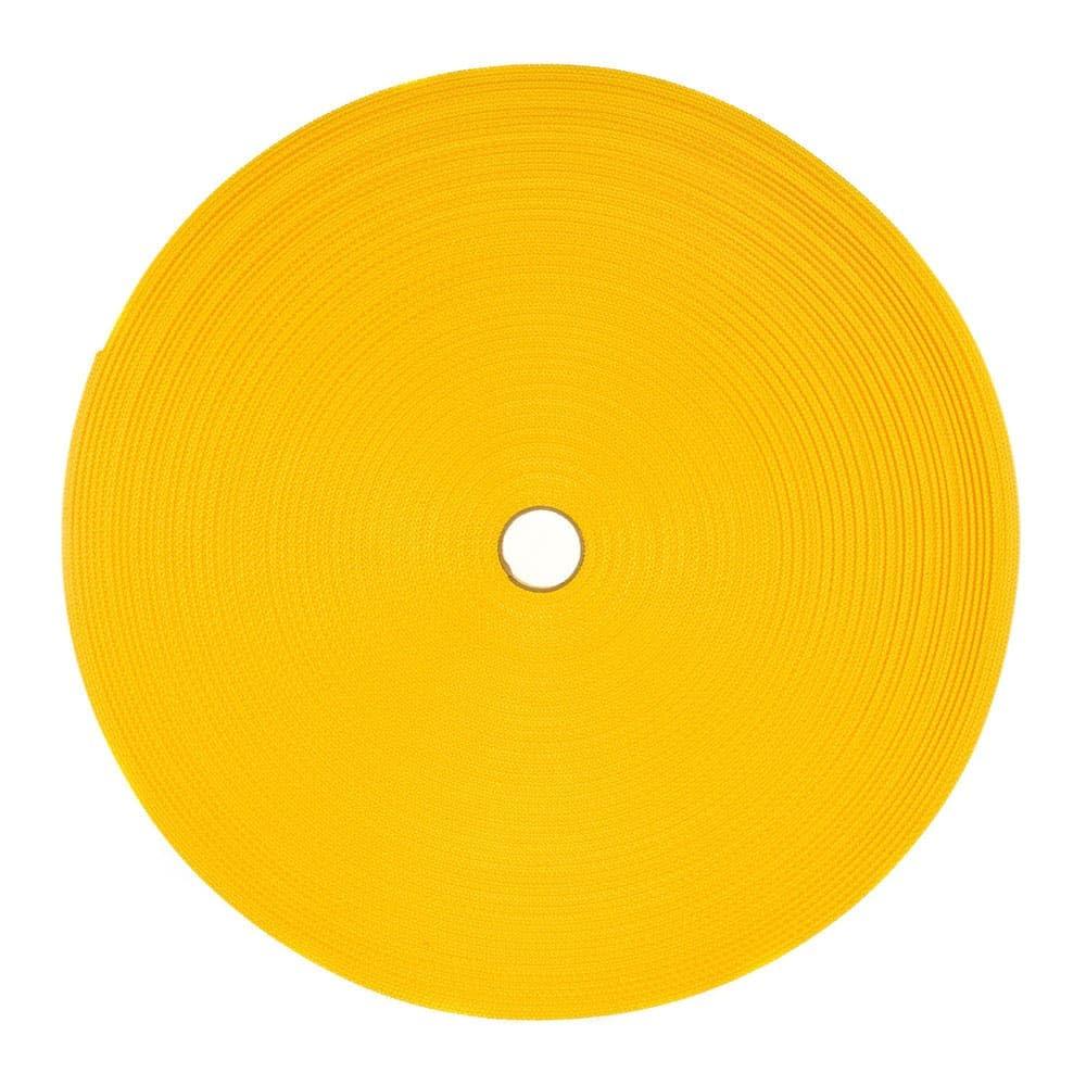 West Coast Paracord West Coast Paracord Flat Inch Nylon Webbing Heavy Duty and Lightweight Material Multiple Lengths and Colors DIY Gear, Accessories, Repair (100 Feet Yellow)