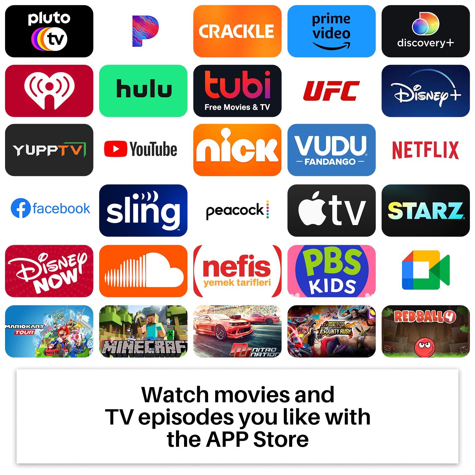 SYLVOX SYLVOX RV TV, 27-Inch 12 Volt Television, Smart Google TV, Full HD 1080P, DVD Built-in, 178 Wide Viewing, HDMI & USB Ports, AC/DC, Wide Voltage Protection, Trailer Seies