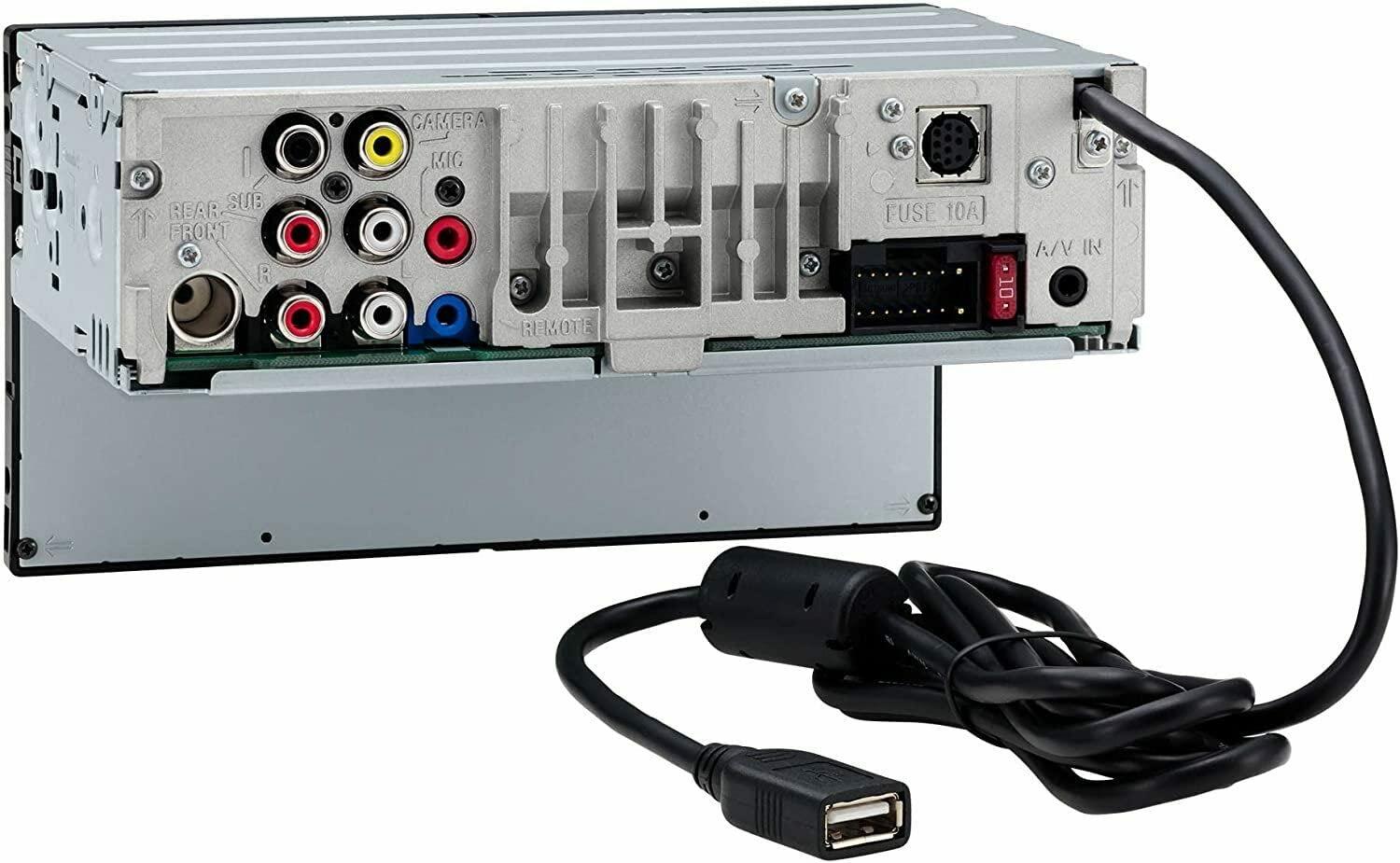 Sony Sony XAV-AX3200 Car Stereo Safe Driver's Bundle w/ ACAM4 Backup Camera. Apple CarPlay & Android Auto 6.95" 2-DIN Head Unit, SiriusXM Ready Multimedia Receiver, Bluetooth Hands-Free Calling & Streaming