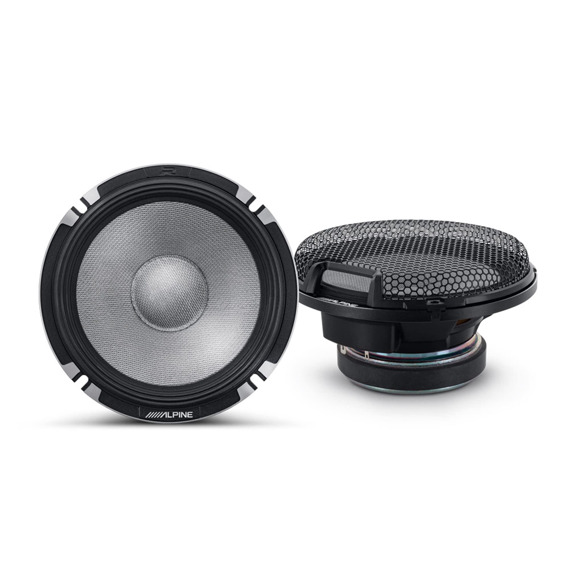 Alpine Alpine R2-S653 6.5" R-Series Pro High-Resolution 3-Way Component Speaker Set, Pair