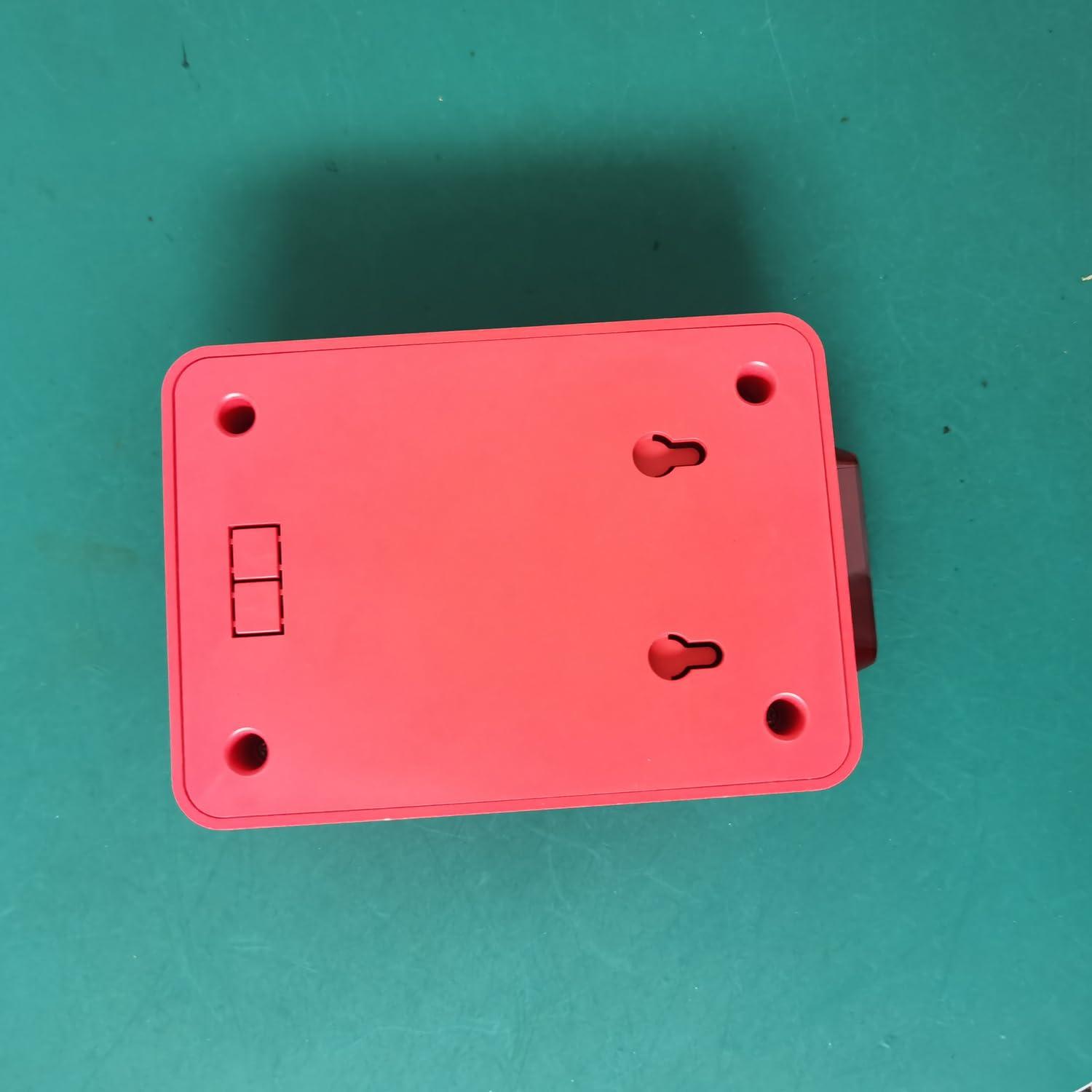 Nmifoan 5V 12V 9V DC 24V Fire Alarm Siren Alarm Horn Sound Flash Light Loud 120dB 7 Tones Warning Alert with 2.1 x 5.5mm Female Socket for DIY Alarm