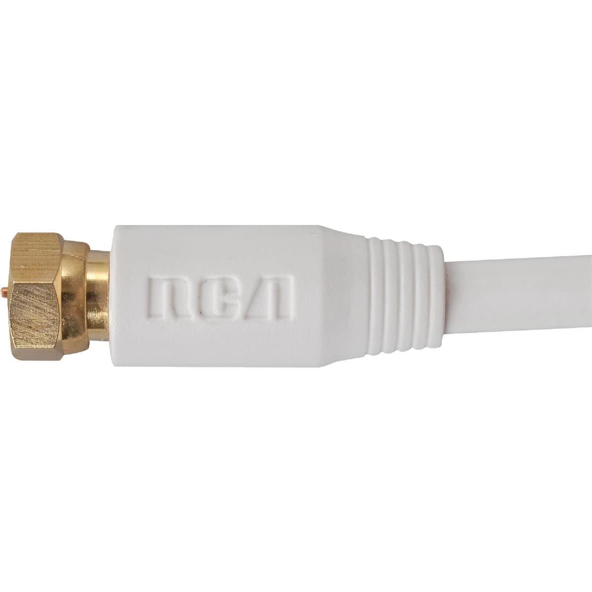 RCA AUDIOVOX VHW112N 50\' White RG6 Coax Cable