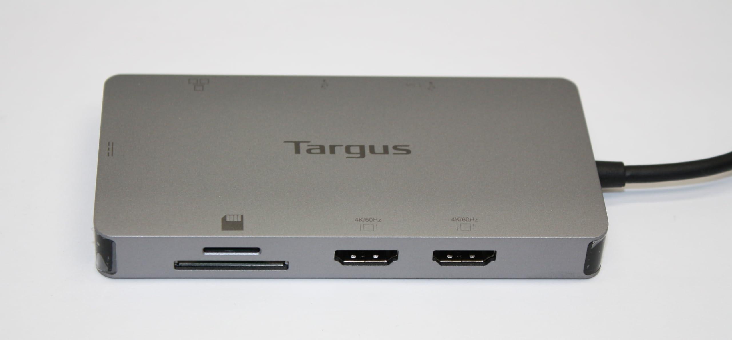 RefurbTek Targus USB-C Dual HDMI 4K Docking Station with 100W PD Pass-Thru - Expand Your HDMI, USB, and Ethernet Connections On-The-Go DOCK423TT (Renewed)