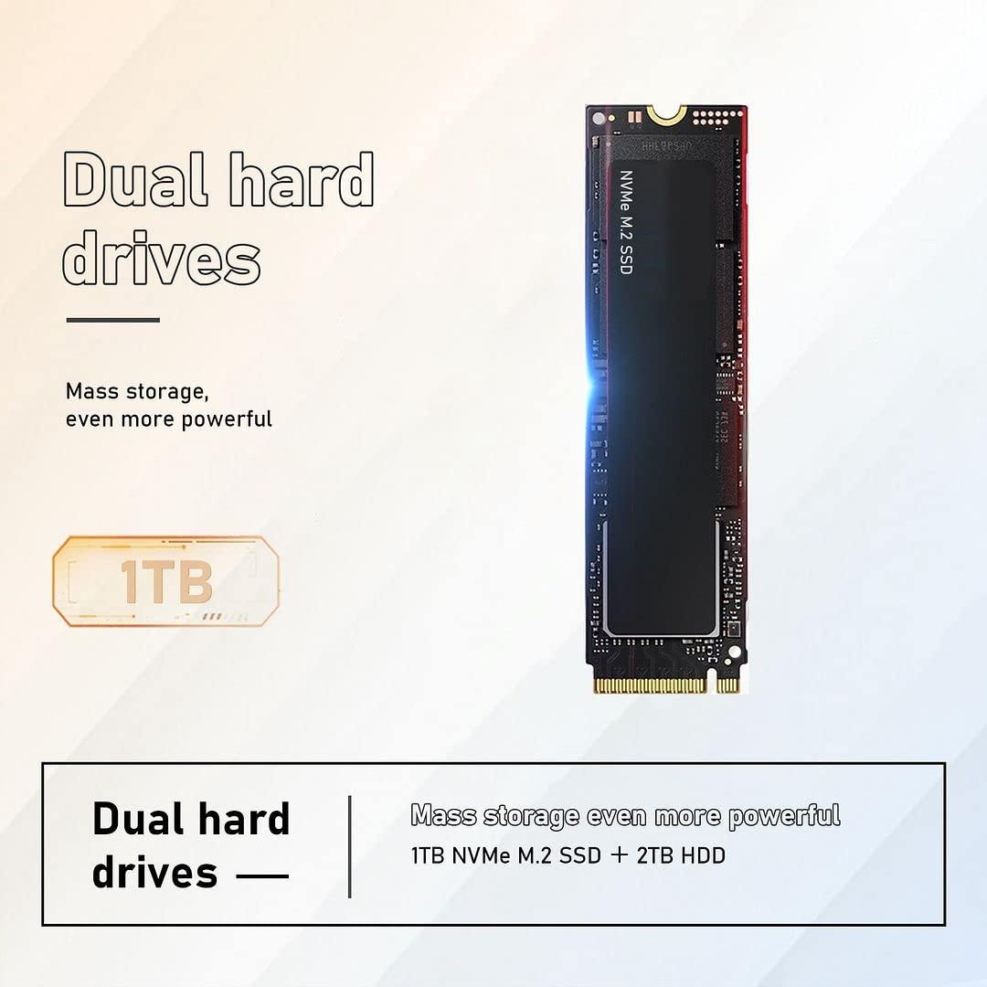 Dell Dell OptiPlex 7040 SFF Desktop Computer PC Intel Quad Core i7-6700 3.20GHz AX200 Built-in WIFI 6 Bluetooth 32GB DDR4 New 1TB NVMe M.2 SSD 2TB HDD HDMI Wireless Keyboard & Mouse Windows10 Pro (Renewed)