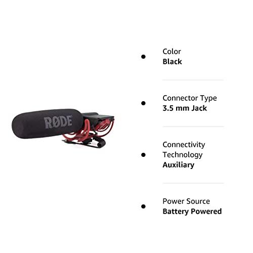 Rode Rode VideoMic with Rycote Lyre Suspension System and Fuzzy Windbuster Kit