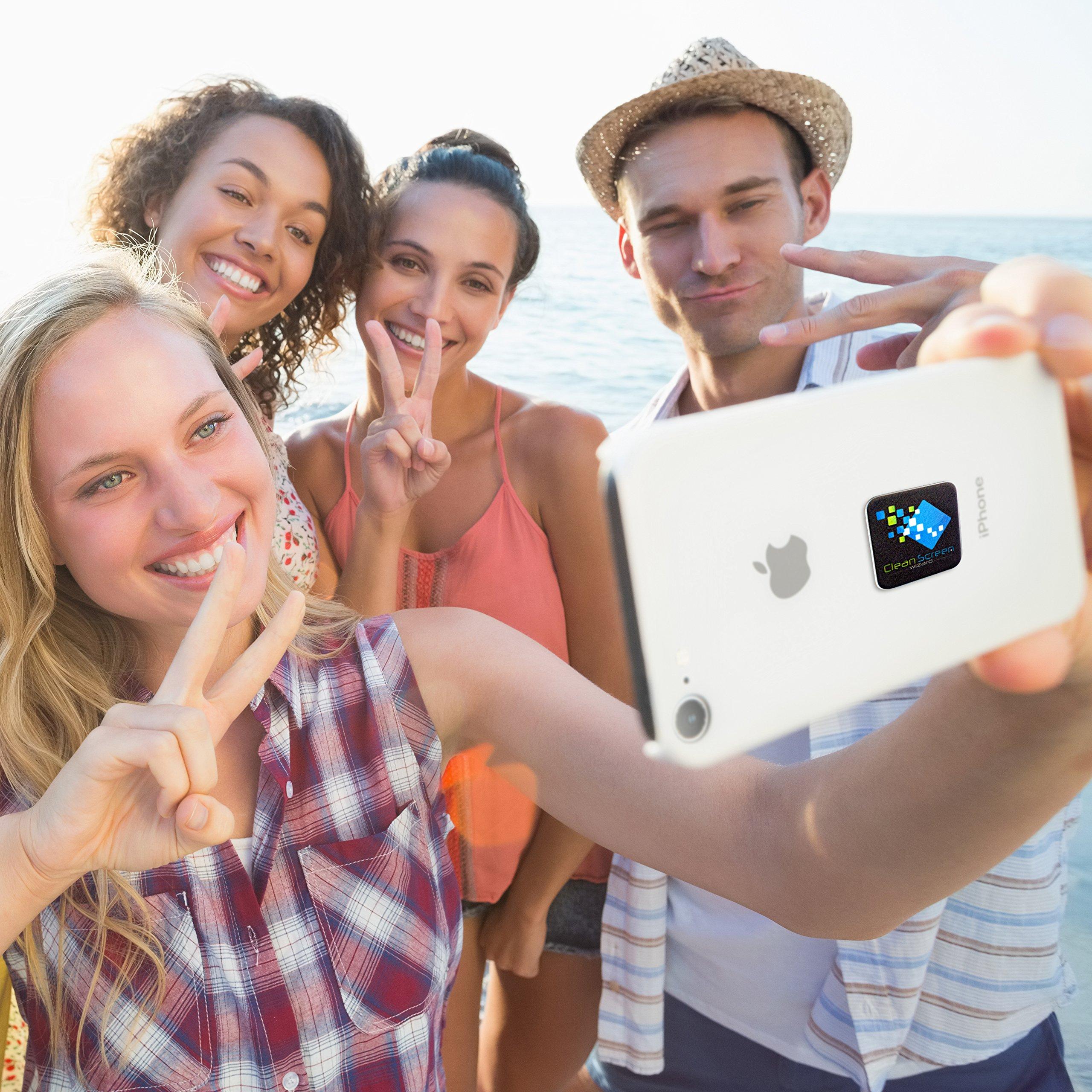 CLEAN SCREEN WIZARD Clean Screen Wizard Sticky Pad Cloth Cleaner for Your Lenses and Screens