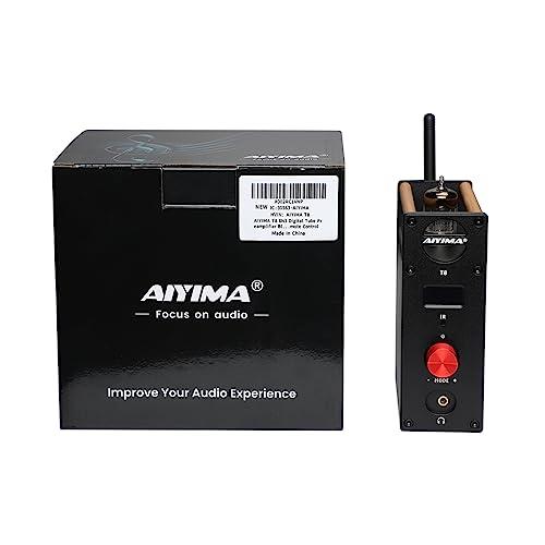 AIYIMA AIYIMA T8 6N3 Digital Tube Preamplifier Bluetooth 5.0 Hi-Fi Headphone Preamp Decoder Preamp PC-USB DAC APTX for Home Wireless Receiver Audio Stereo Amplifier + with Remote Control