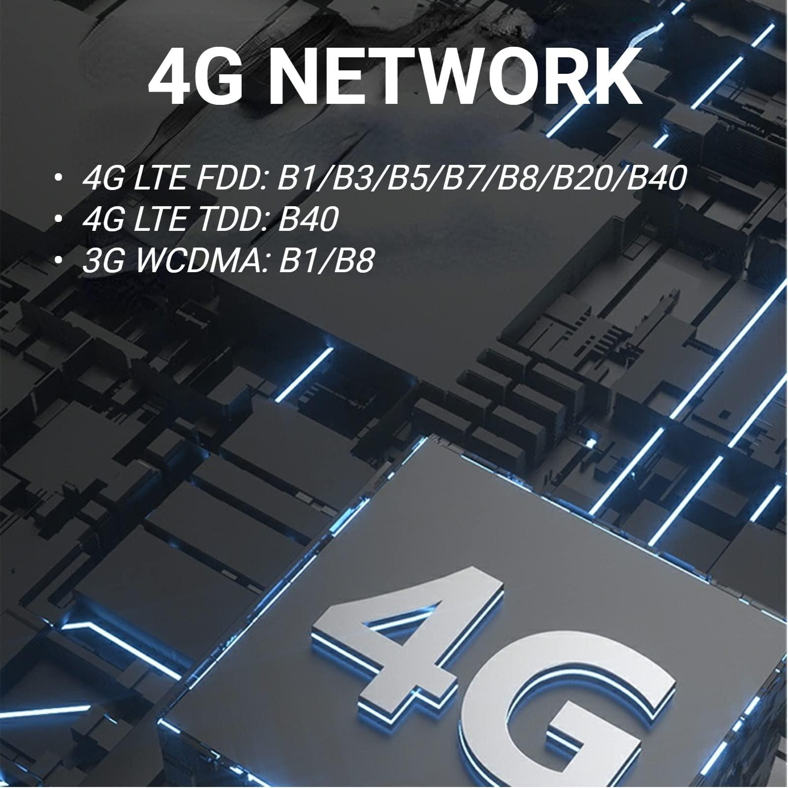 Jectse Mobile Hotspot Device, 4G LTE Router USB Portable WiFi Hotspot Mobile Internet Devices Supports Up to 10 Users, Mobile WiFi Hotspot for Travel