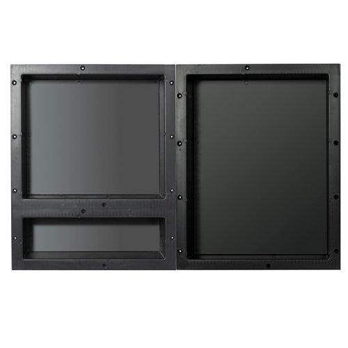 Tile Redi USA Tile Redi USA RNTH1620D-20S Niche Triple Recessed Shower Shelf, Three Shelves, 20" H X 32" W, Black