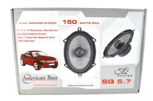 American Bass American Bass SQ5.7 - 6x8/5x7 2-Way Car Speakers Pair