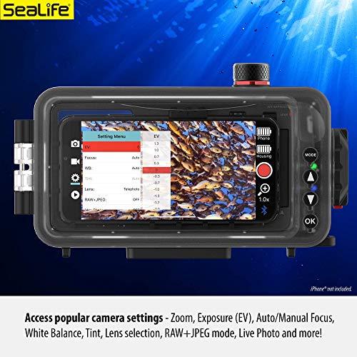 SeaLife SeaLife Underwater Smartphone Scuba Case Dive to 130, Waterproof Photography, Access Camera Controls, Leak Alarms, Fits Most Phones (Without Light)