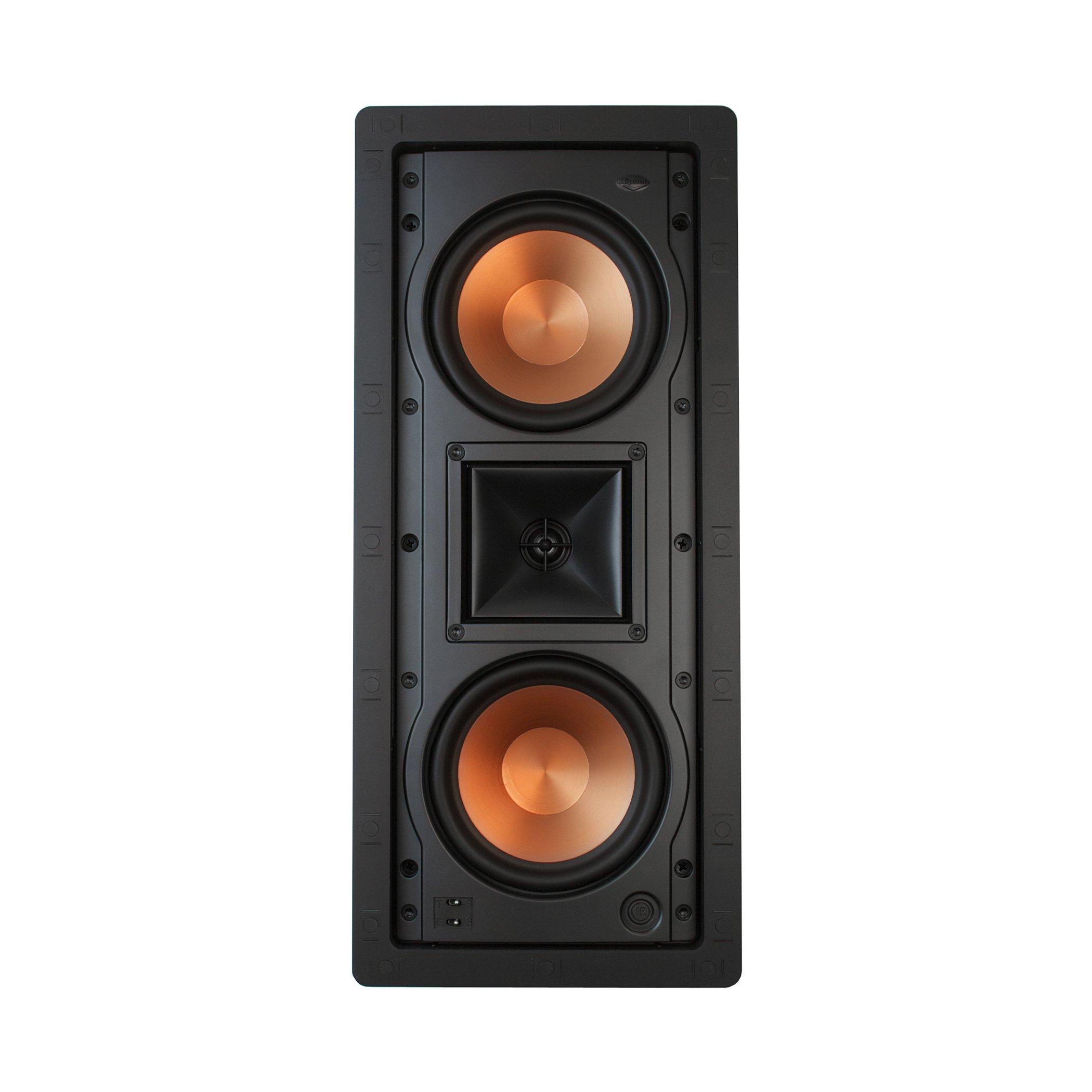 Klipsch Klipsch R-5502-W II in-Wall Left, Center or Right (LCR) in-Wall or in-Ceiling Speaker Two-Pack