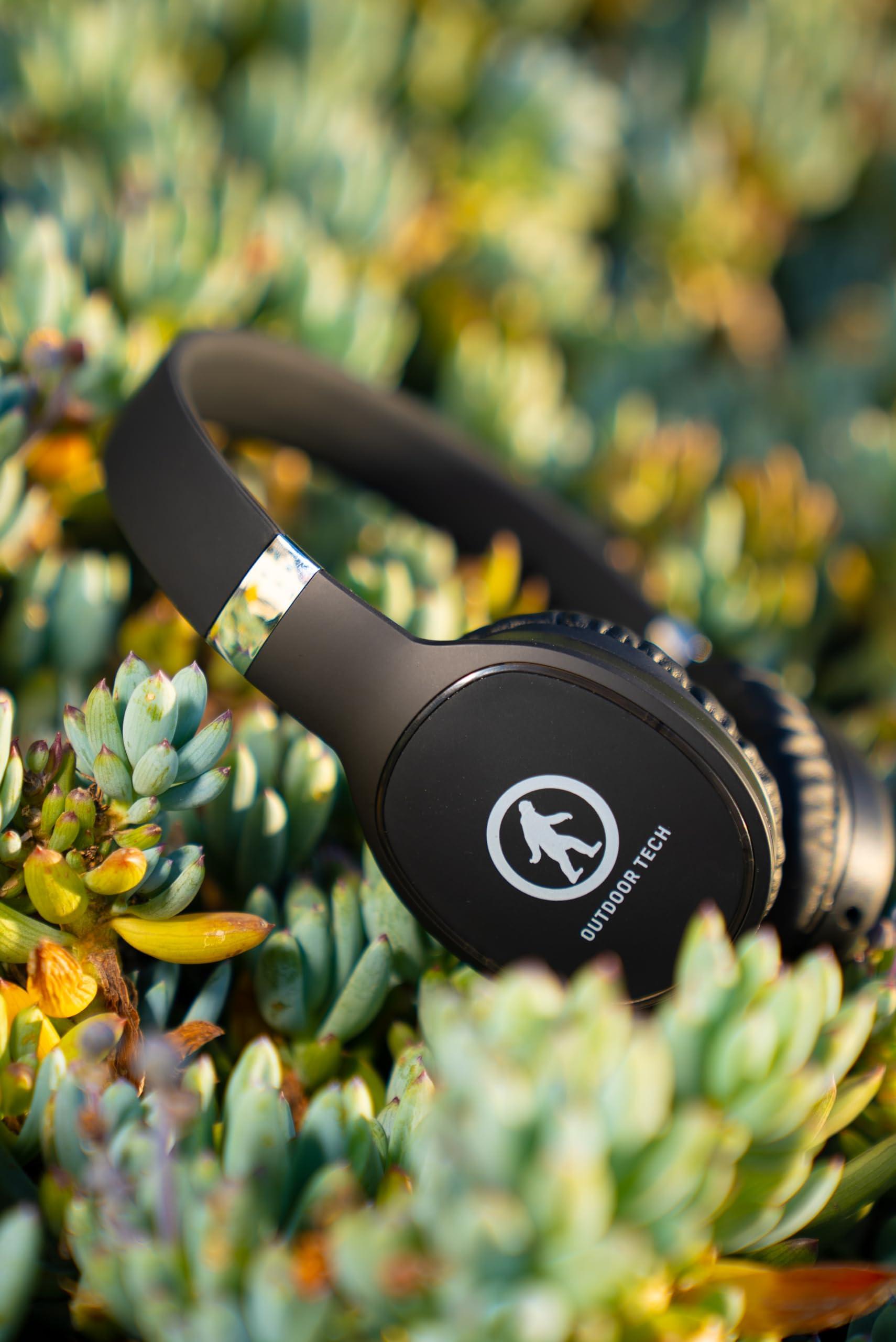 Outdoor Tech Outdoor Tech - Komodo Over-The-Ear Bluetooth Headphones, Black - Wired and Wireless, Touch Controls for Music, Microphone, and Answering Phone Calls